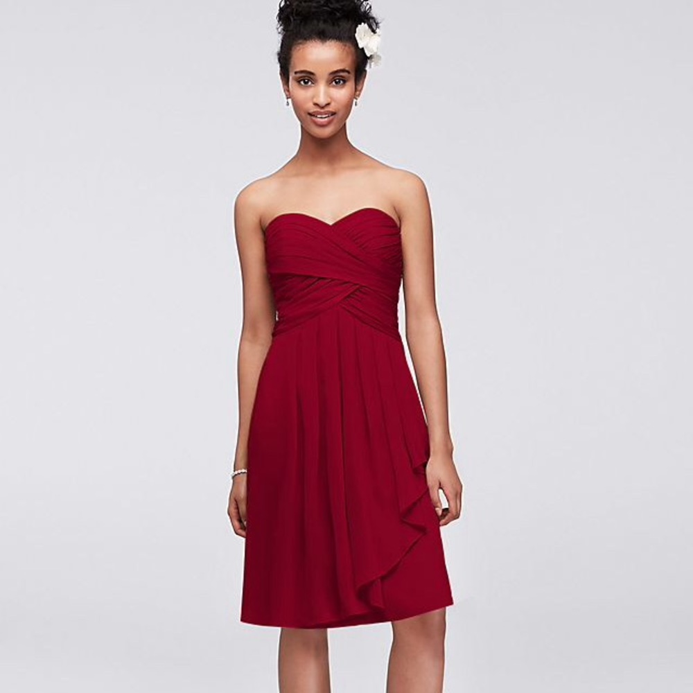 David’s Bridal Apple Bridesmaid Dress Size 12